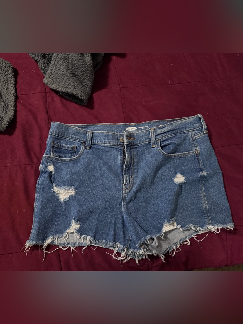 Old Navy Distressed Denim Jean Shorts - Blue